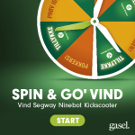 Spin og vind en Segway Ninebot Kickscooter 