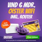 xSpil og vind et 6 mdr. OiSTER WiFi abonnement + router
