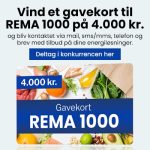 Vind et gavekort til Rema 1000