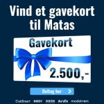 Vind et gavekort til Matas på 2.500 kr.