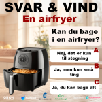 Test din viden & vind en airfryer