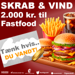 Vind 2.000 kr til fastfood