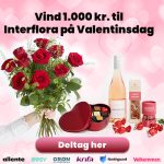 Vind 1.000 kr. til Interflora på Valentines dag