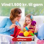 Vind 1.500 kr. til garn