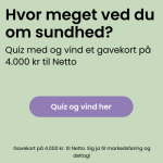 Vind et gavekort til Netto på 4.000 kr