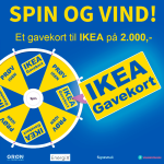 Spin & Vind 2000 kr til IKEA
