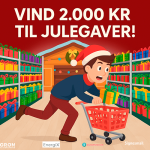 Tøm butikken og vind 2.000 kr. til julegaver