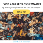 Vind et gavekort til Ticketmaster på 4.000 kr.