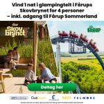 Vind 1 nat i glampingtelt i Fårups Skovbrynet for 4 personer – inkl. adgang til Fårup Sommerland